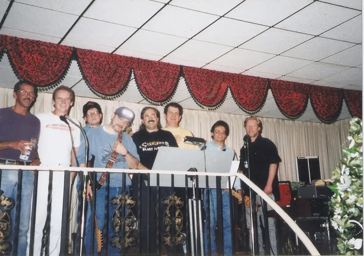 The reunion-era Kindred Spirit together on stage at This Is It